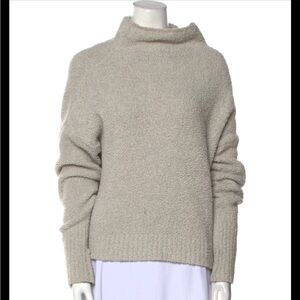 UGG Medium Gray Women's Teddy Bear Cowl Neck Sweater